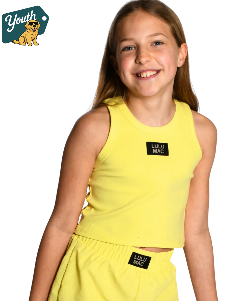 LULU MAC - Girls Solid Tank