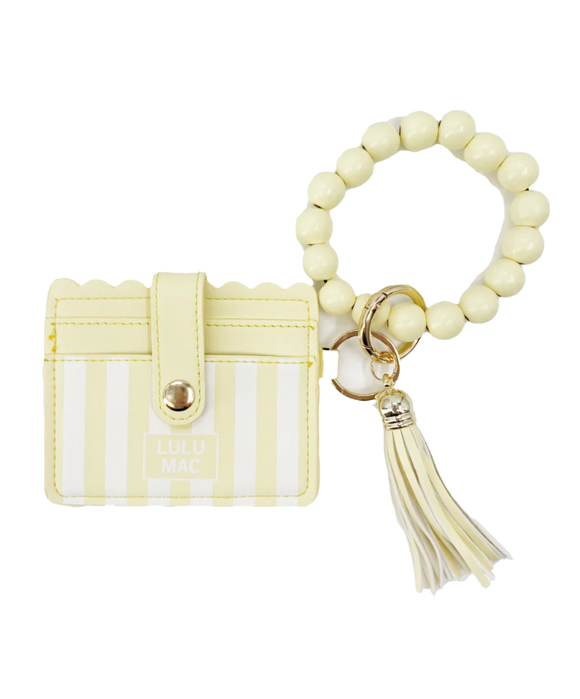 LULU MAC - Beaded Wristlet ID Wallet