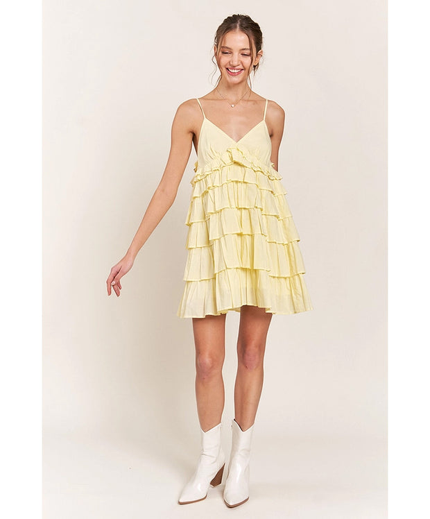 Spin Me Around Tiered Ruffled Mini Dress