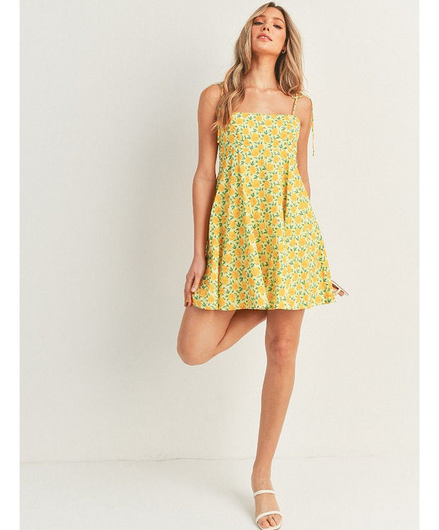 Summer Blooms Mini Dress