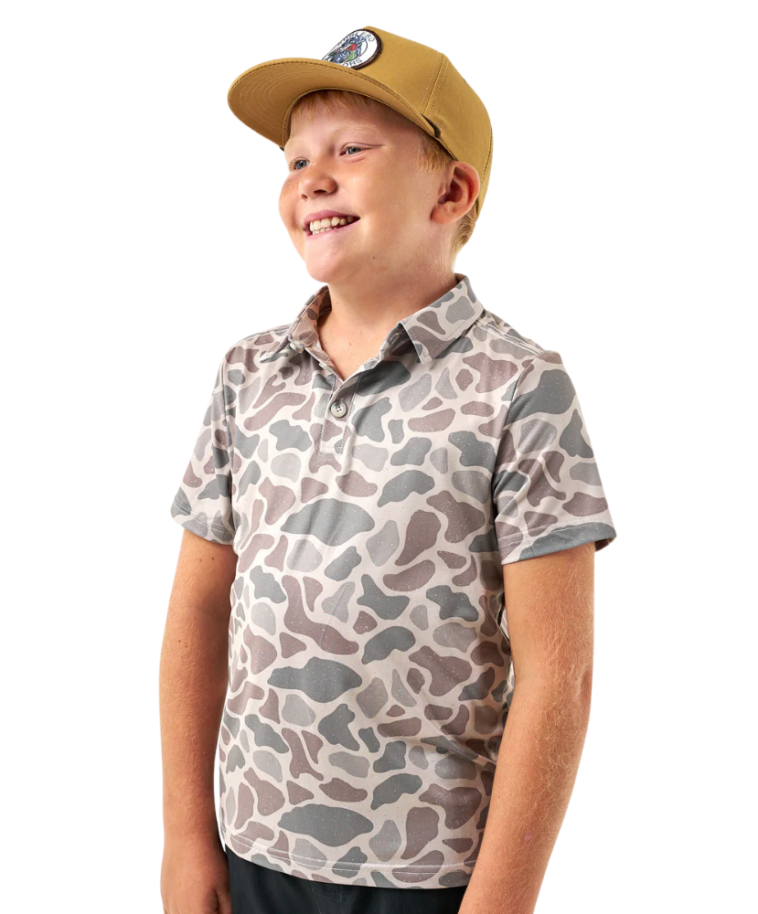 Burlebo - Youth Classic Deer Camo Polo
