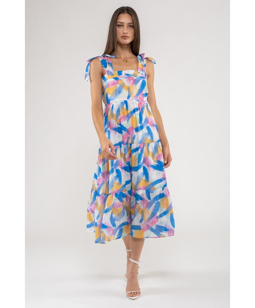 Paint The Town Midi Dress