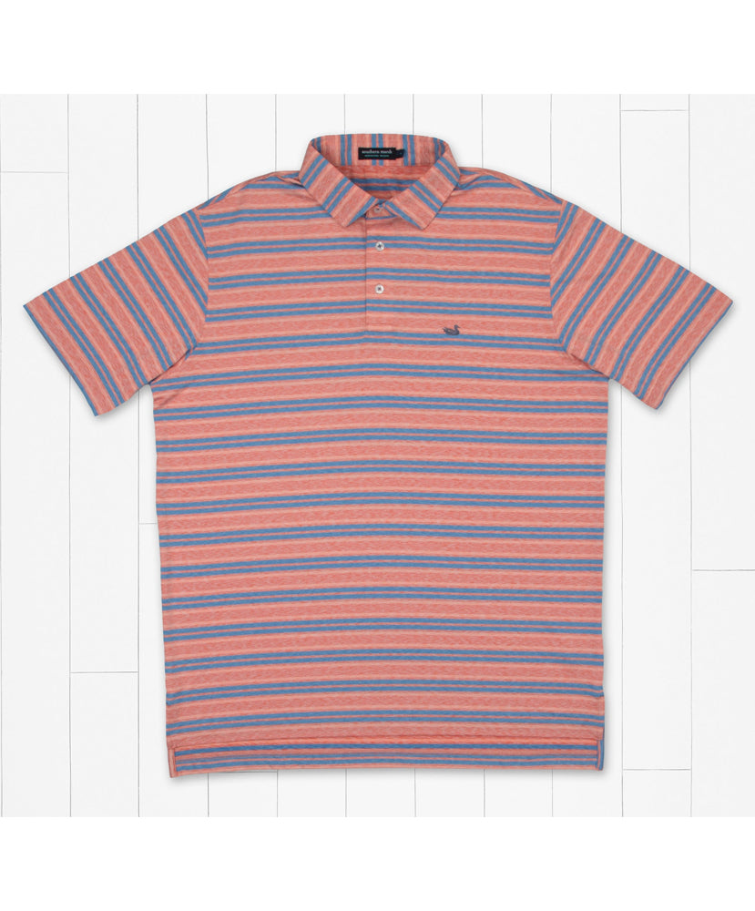 Southern Marsh - Havana Performance Polo - Zapata Stripe