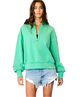 Hartley Half Zip - Up Scuba Sweatshirt LS