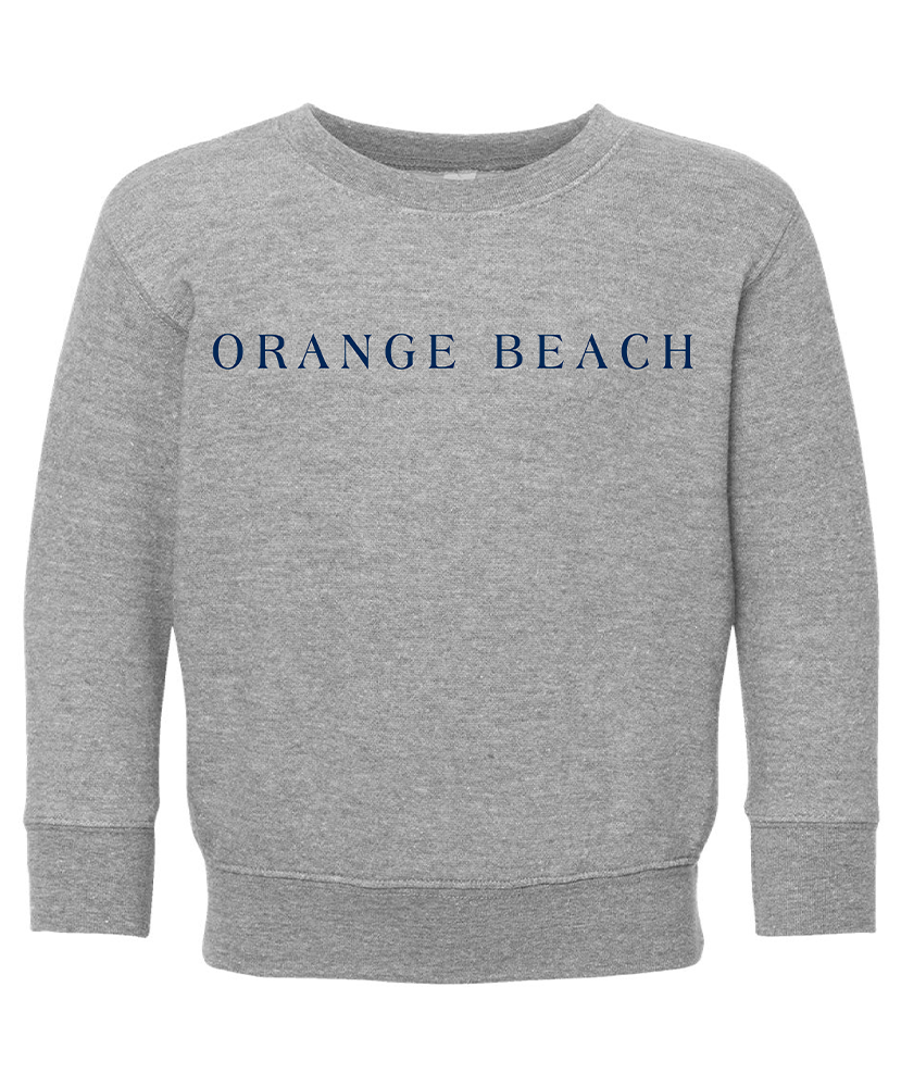 Orange Beach Toddler Crewneck