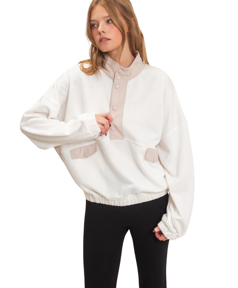 Marshmallow Lightweight Pull Over