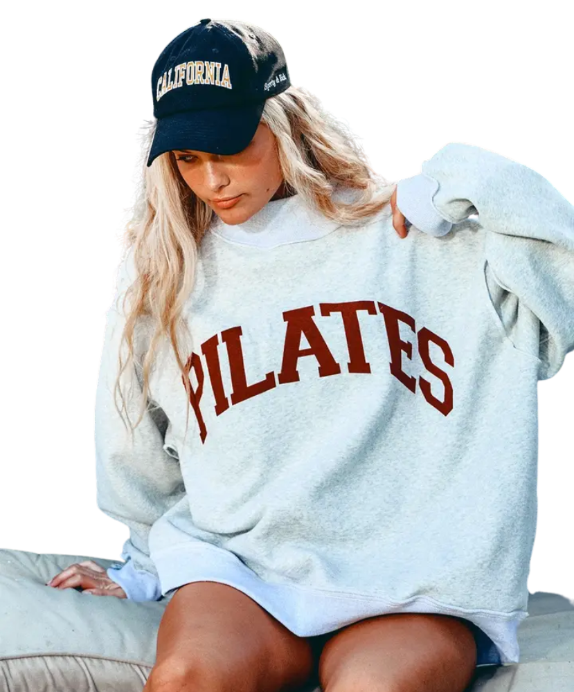 Pilates & Yoga Reversible Mockneck Sweatshirt