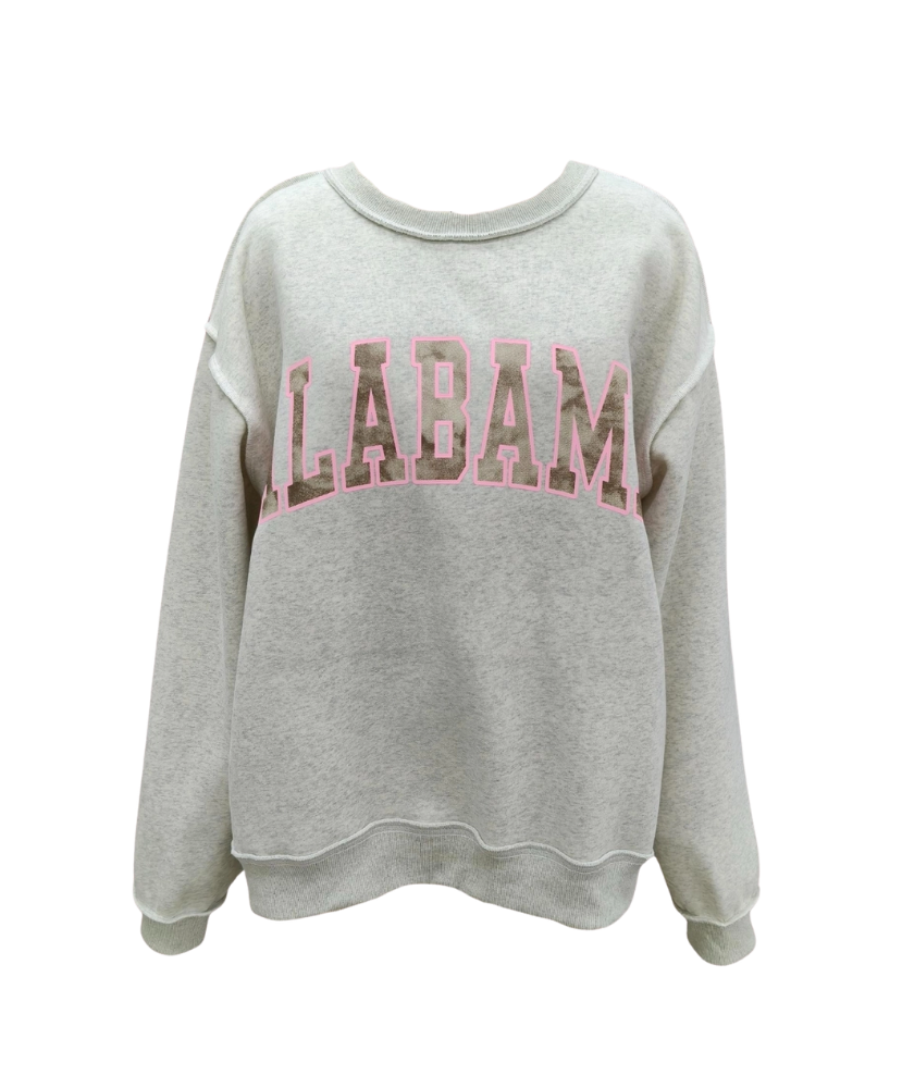 ALABAMA Camo Lettering Reversible Sweatshirt