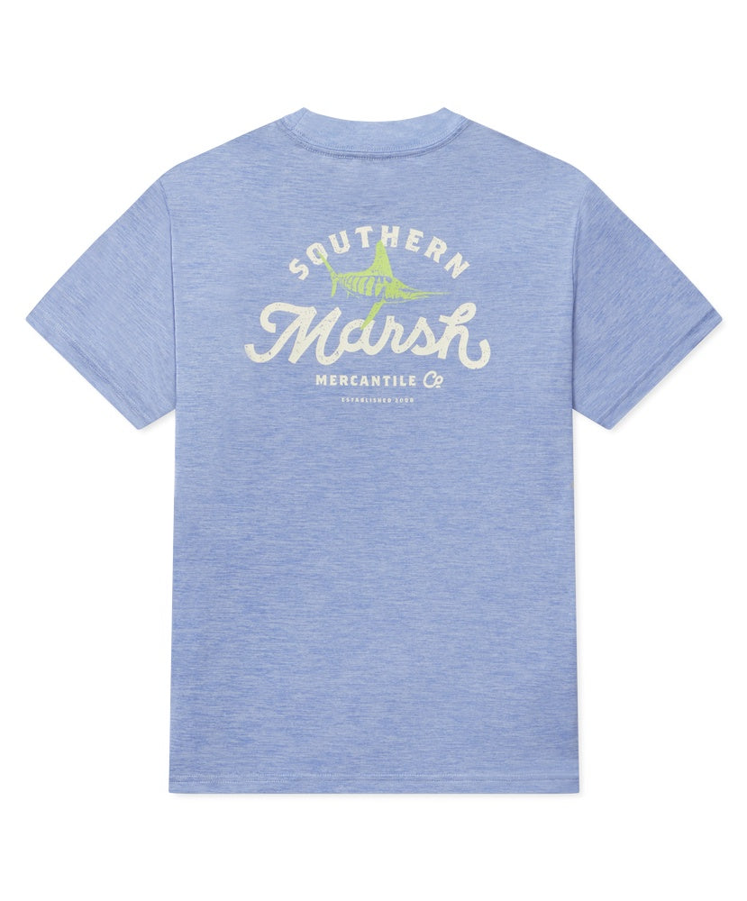 Southern Marsh - Youth FieldTec Heathered Tee - Marlin Merc. Co.
