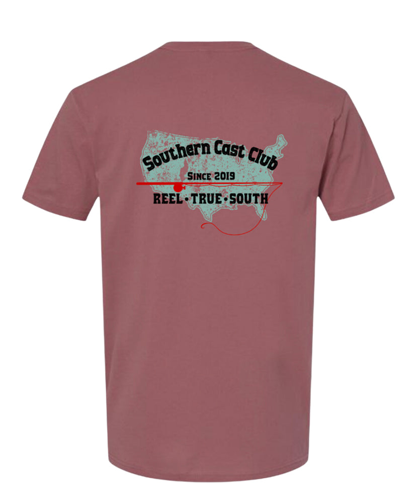 Southern Cast Club US Cast Pocket Tee