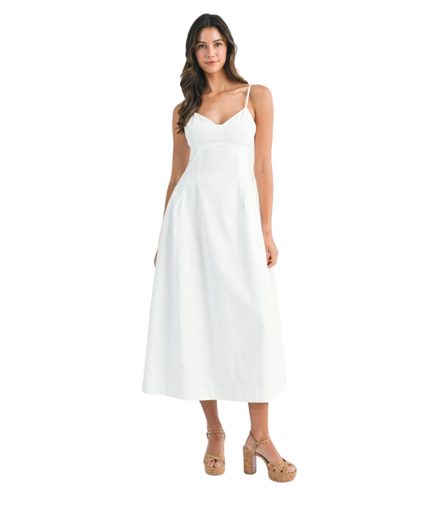 Ally A Line Midi Dress