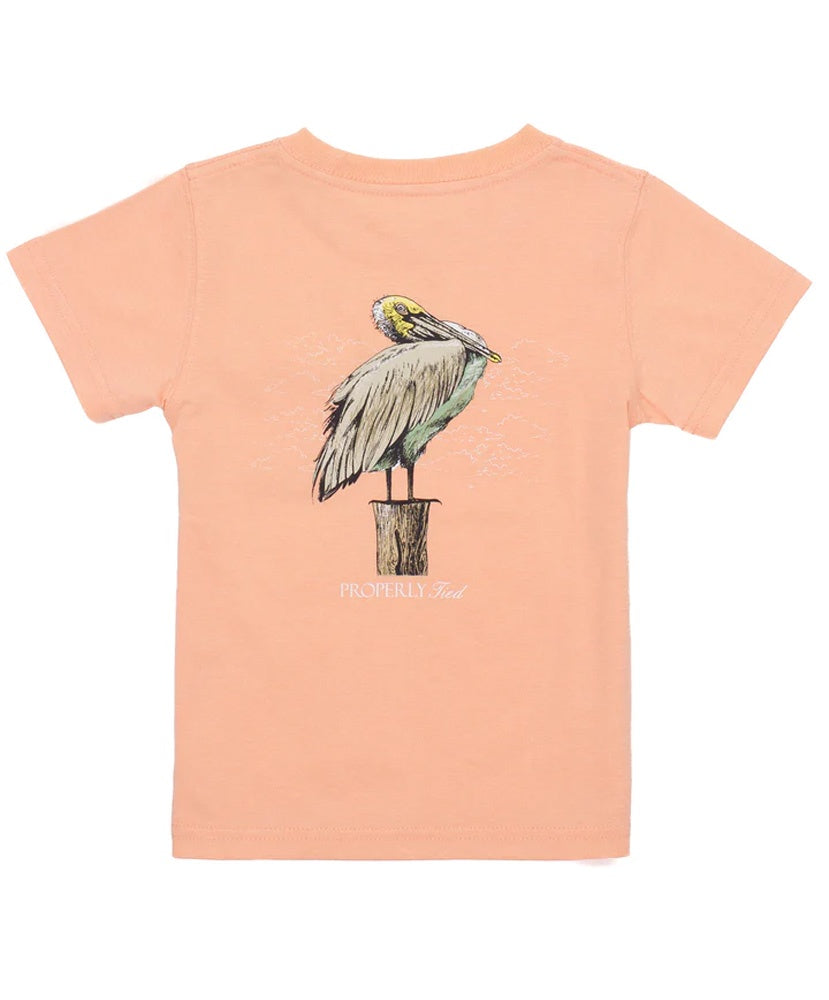 Properly Tied - Youth Pelican Tee