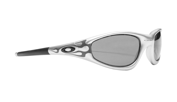 Oakley Straight Jacket 　廃盤　シルバー oo9505-01-Silver-Grey-Flames-