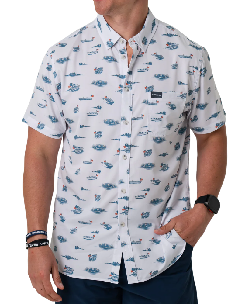 Burlebo - Lake Weekend Performance Button Up