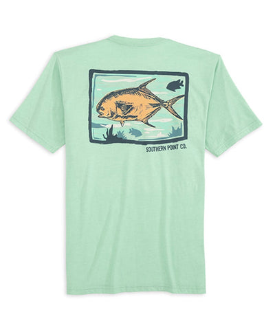 Southern Point - Summertime Permit Heathered Tee