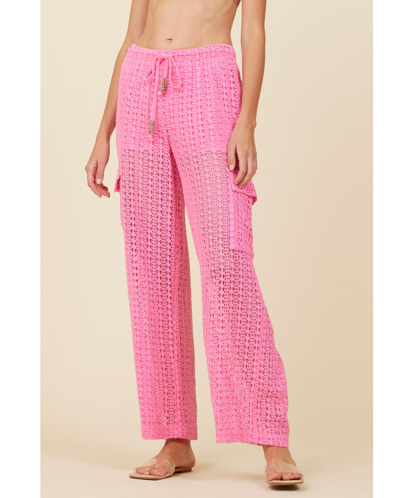 Eyes On Me Crochet Cargo Pants