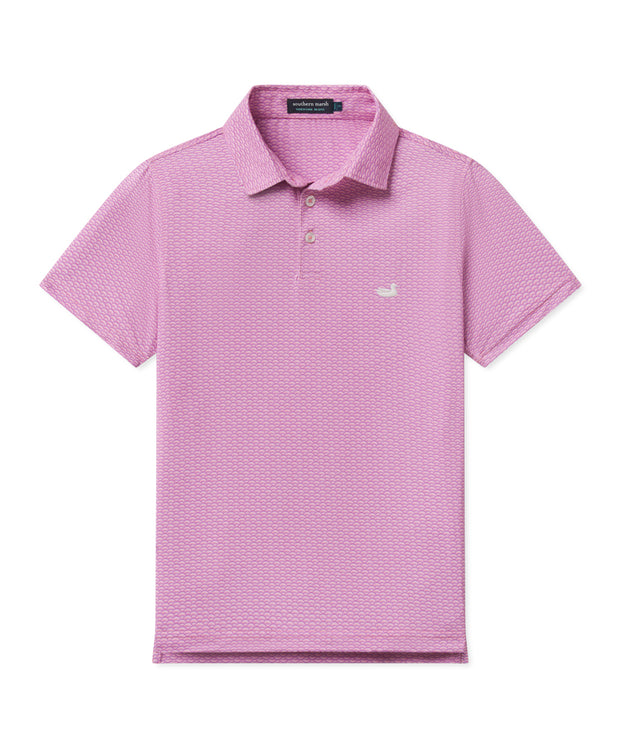 Southern Marsh - Youth Flyline Performance Polo - Fan Shell