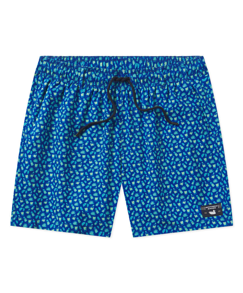 Southern Marsh - Harbor Swim Trunk - Salt & Lime