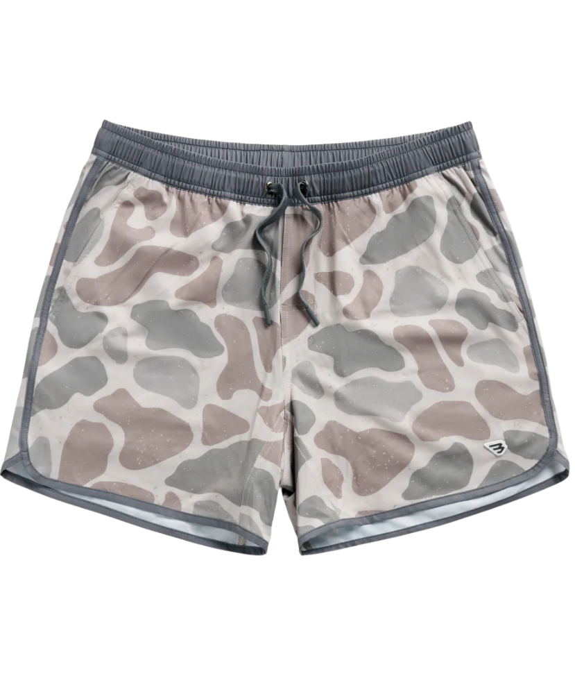 Burlebo camouflage SWIM shorts on a white background