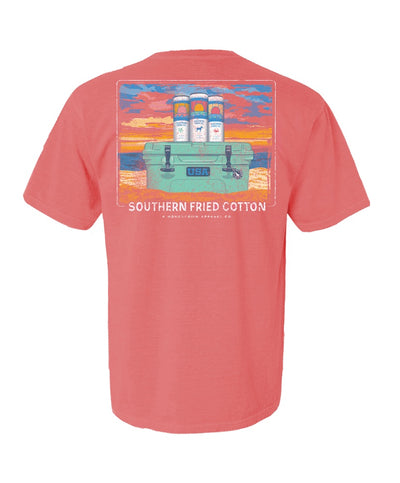 Southern Fried Cotton - Sunsets And Seltzers Tee