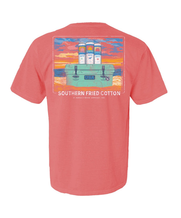 Southern Fried Cotton - Sunsets And Seltzers Tee