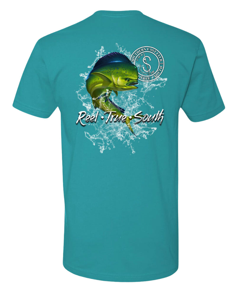 Southern Cast Club - Mahi Mahi Pocket Tee