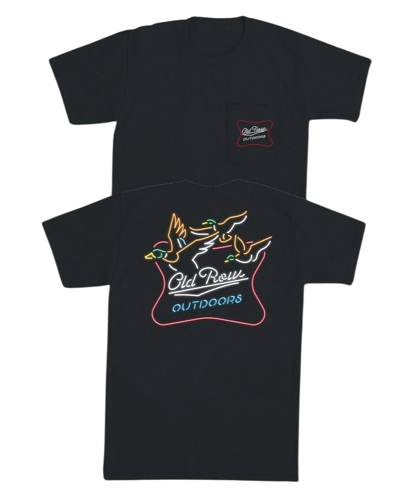 Old Row - Neon Duck Pocket tee