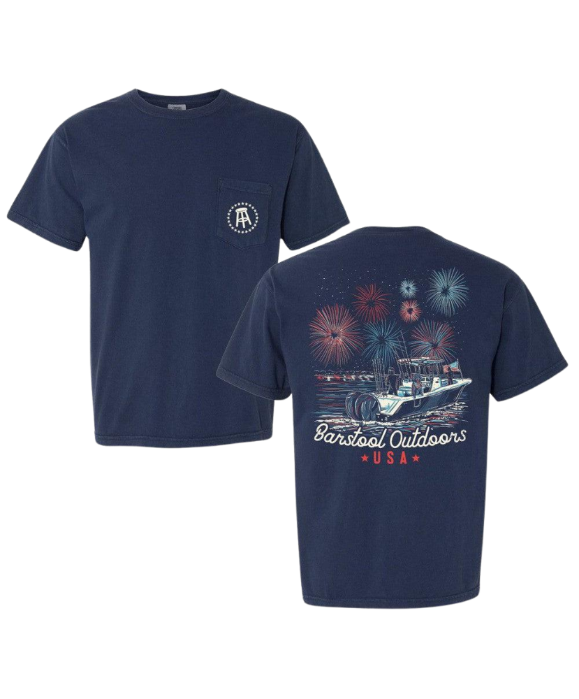 Barstool Sports - BSO Fireworks USA Pocket Tee