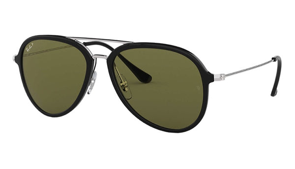 RB4298 Polarized RayBan Sunglasses Pilot Aviator Ray-Ban Unisex Men Female Women RB4298 Sunglasses in Black and Grey Gradient - RB4298 | Ray-Ban® main image 4