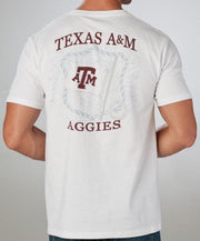 Southern Tide - Collegiate Flag T-Shirt Texas A&M White Back