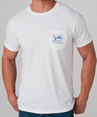 Southern Tide - Collegiate Flag T-Shirt Tennessee White Front