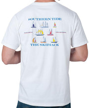 Southern Tide - Sailboat T-Shirt White Back