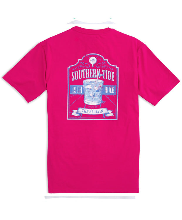 Southern Tide - 19th Hole T-Shirt - Dark Pink