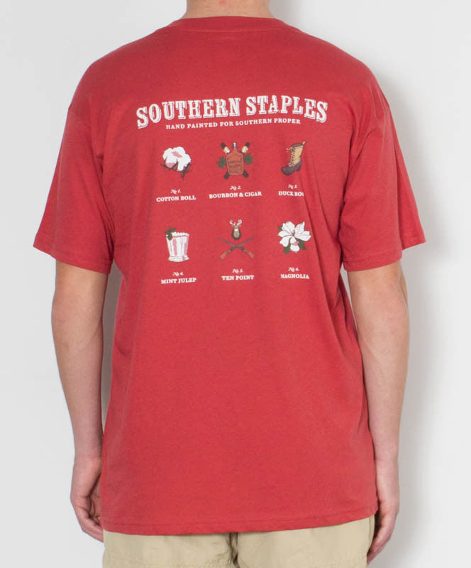 Southern Proper - Southern Staples T-Shirt Red Back