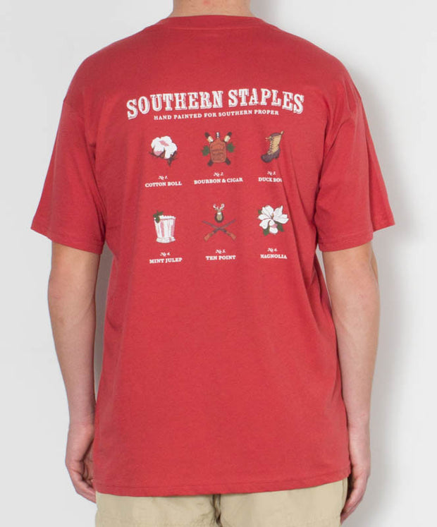 Southern Proper - Southern Staples T-Shirt Red Back