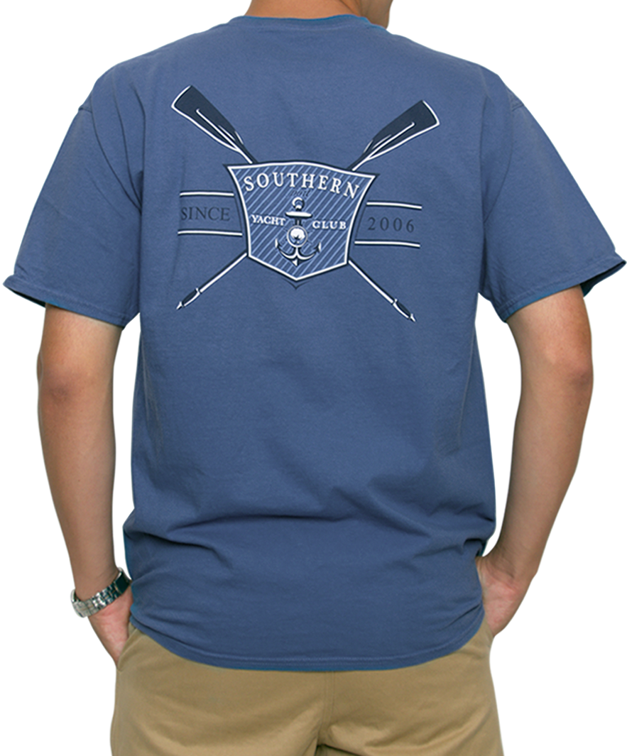 Southern Shirt Co. - Yacht Club Short Sleeve Tee - Yale Navy 