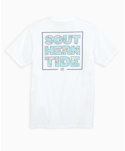 Southern Tide - Floral ST Stacked Tee