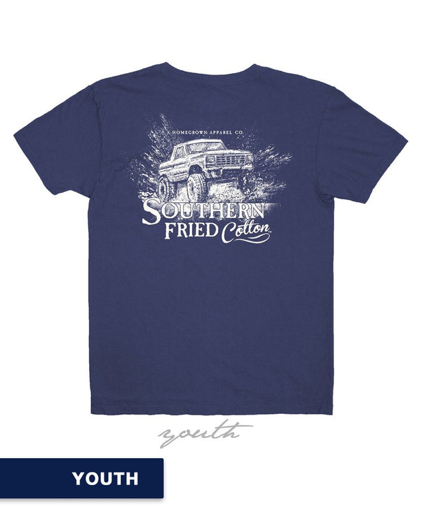 Southern Fried Cotton - Youth Let's Go Muddin' Tee