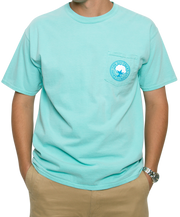 Southern Shirt Co. - Nautical Rope Short Sleeve Tee - Chalky Mint Front