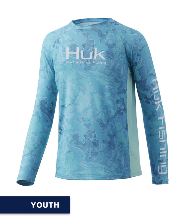 Huk - Youth Current Camo Pursuit Long Sleeve