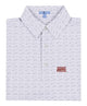 GenTeal - Louisiana Lafayette Brr Printed Tailgate Polo