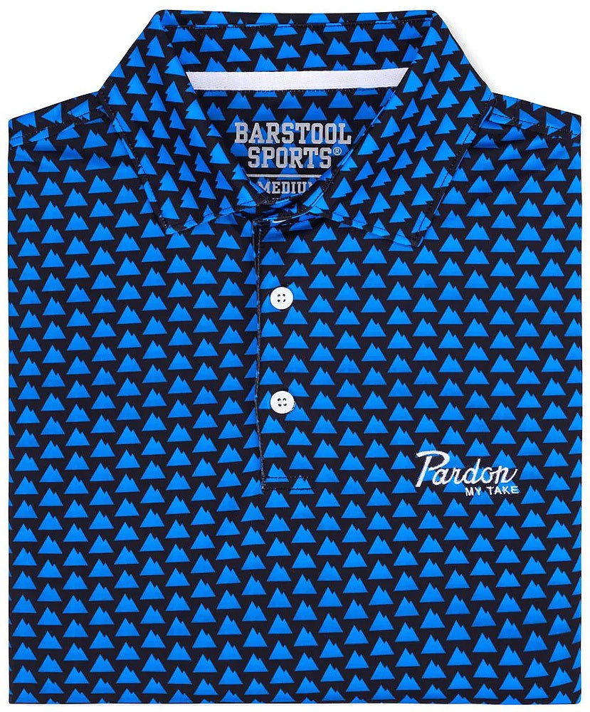 Barstool Sports - Pardon My Take Blue Mnts Golf Polo
