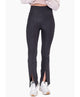 Foil Printed Front Slit High-Waisted Leggings