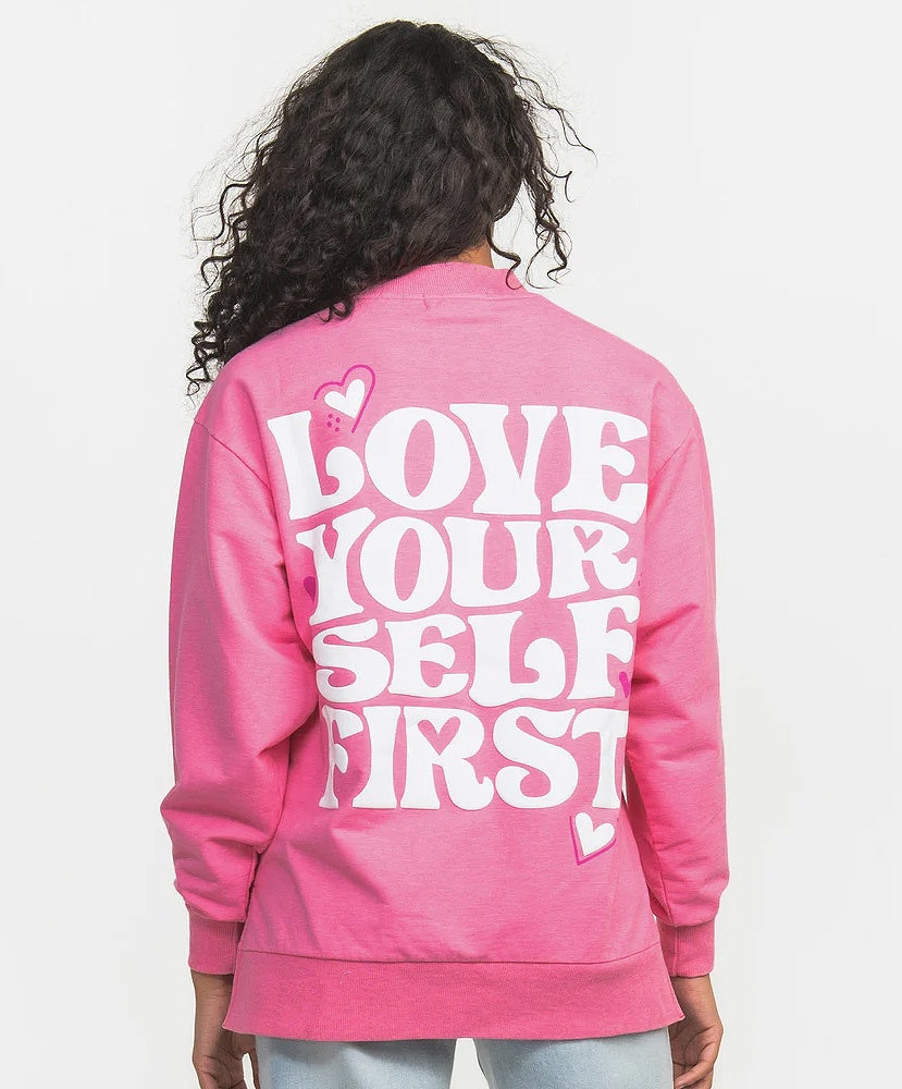 Southern Shirt Co - Happy Thoughts Puff Love Sweatshirt