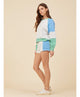 Clair Colorblock Fleece Shorts
