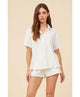 Coco Corded Terry Button Up Shirt