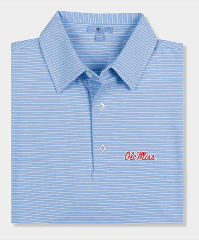 Genteal - Ole Miss Driver Stripe Performance Polo