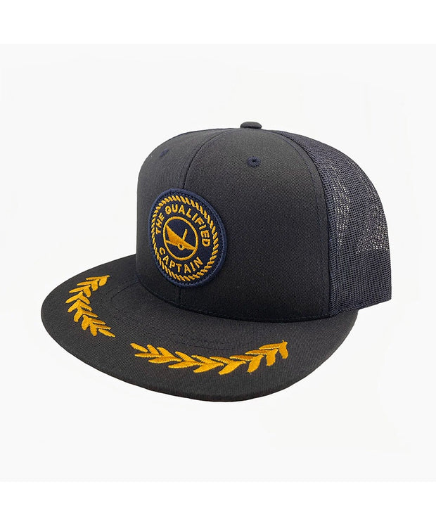 Qualified Captain - Embroidered Patch Captain Hat