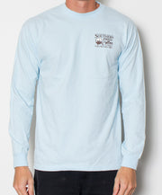 Southern Fried Cotton - Southern Gentleman Long Sleeve - Chambray Front