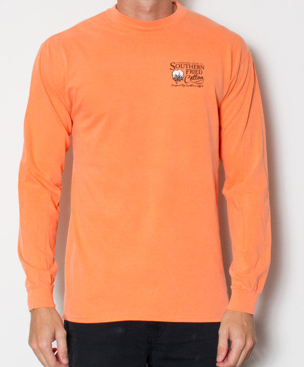 Southern Fried Cotton - Southern Gentleman Long Sleeve - Melon Front